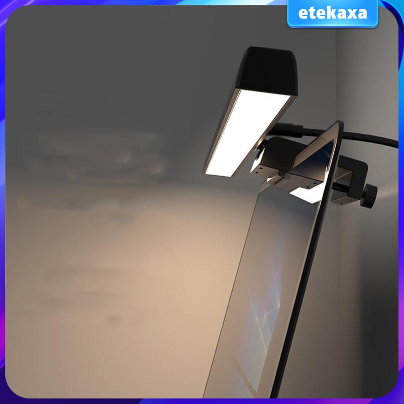 Computer Monitor Light Desktop PC LED Screen Lamp Bar Eye Protector Dimmable Adjustable Brightness for Home Study Room Office