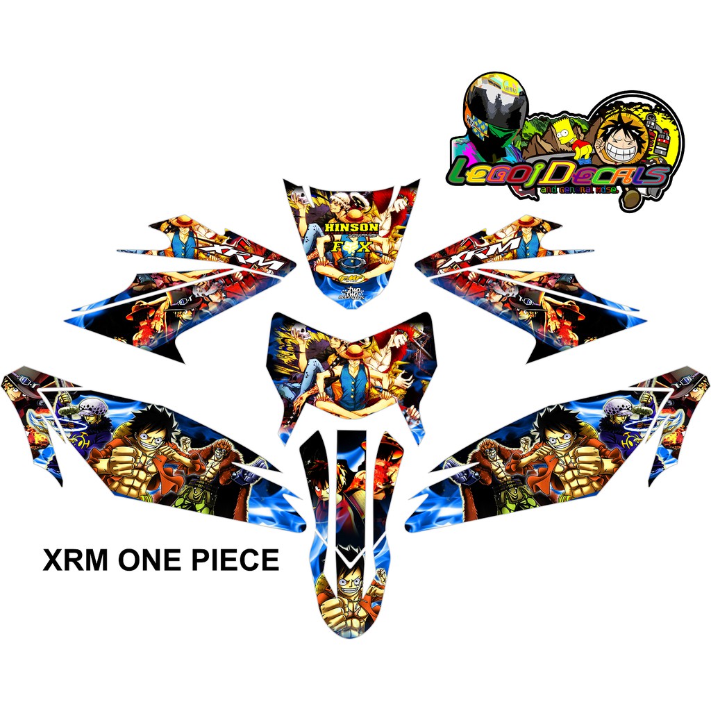 honda xrm 125 one piece full set stickers Shopee Philippines