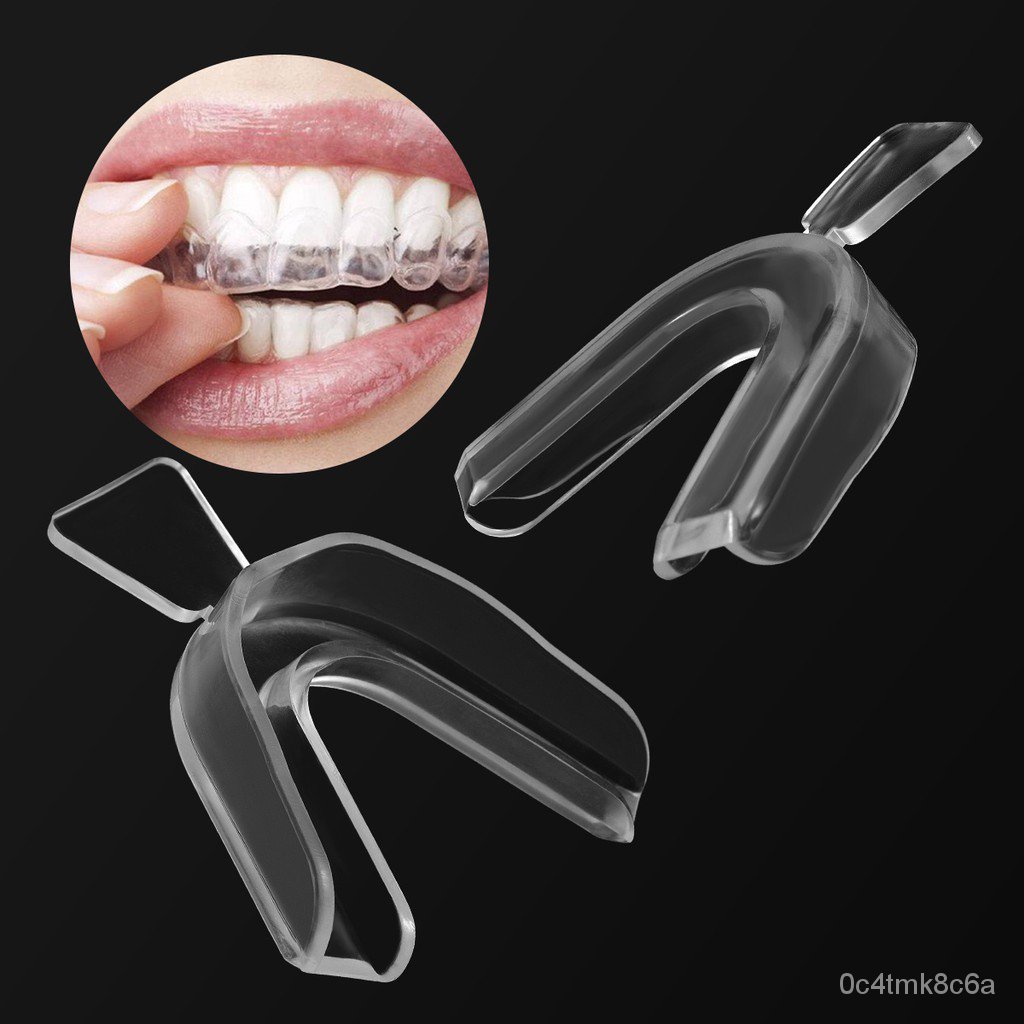2 Pcs Teeth Retainer Whitening Guard Whitener Moldable Mouth Teeth