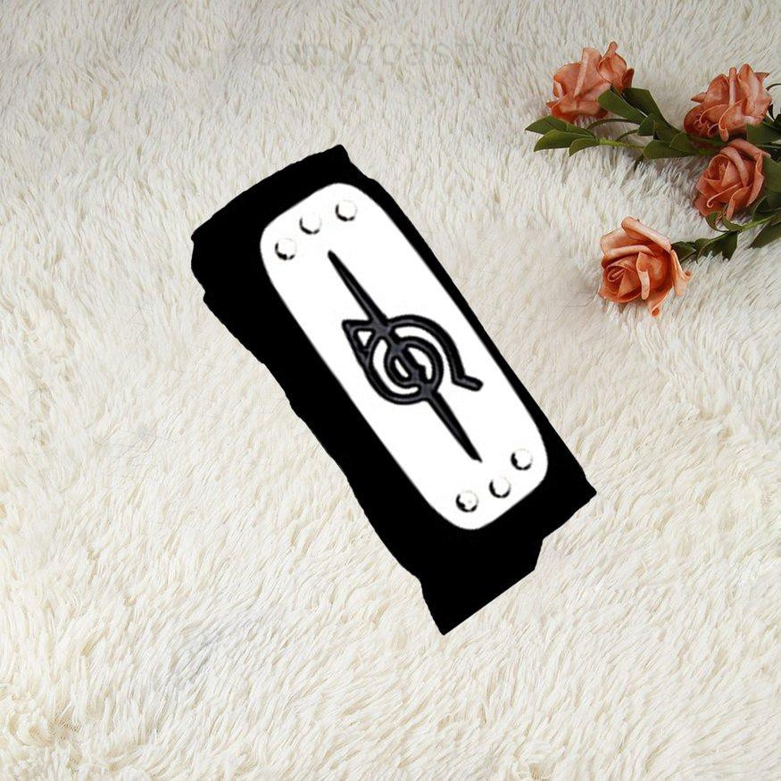 ⚡ Anime Naruto Kakashi Sasuke Hidden Leaf Village Headband Konoha Cosplay #10