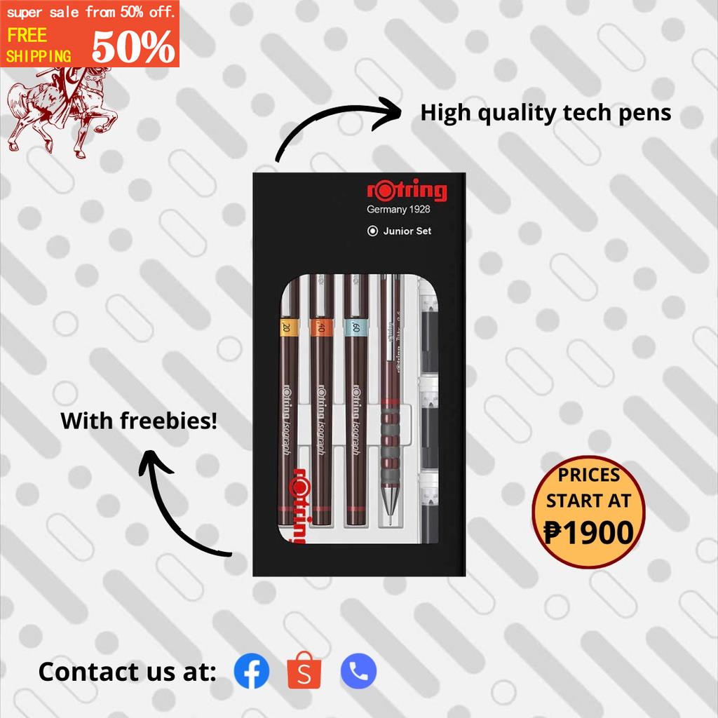 rotring-technical-pens-junior-set-shopee-philippines
