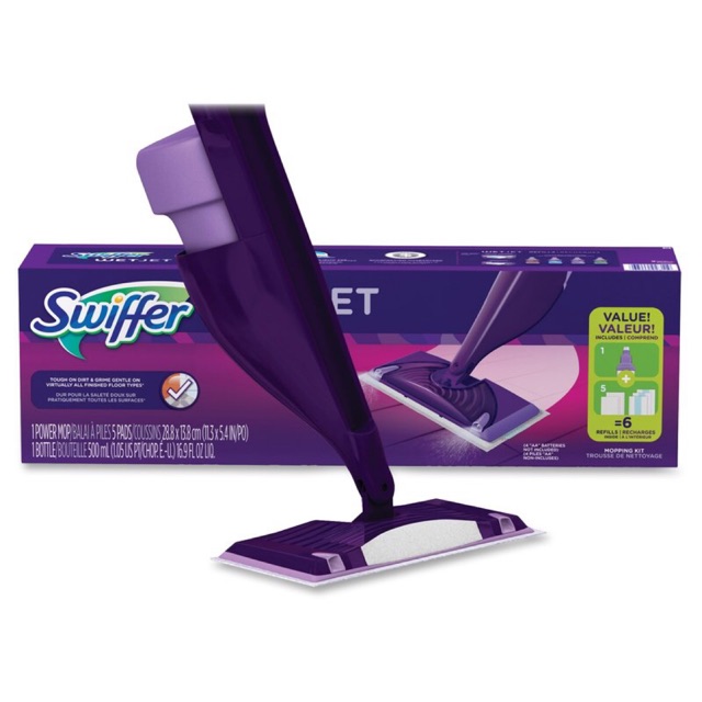 Swiffer Wetjet Wood Floor Mopping And Cleaning Starter Kit All Purpose Floor Cleaning Products