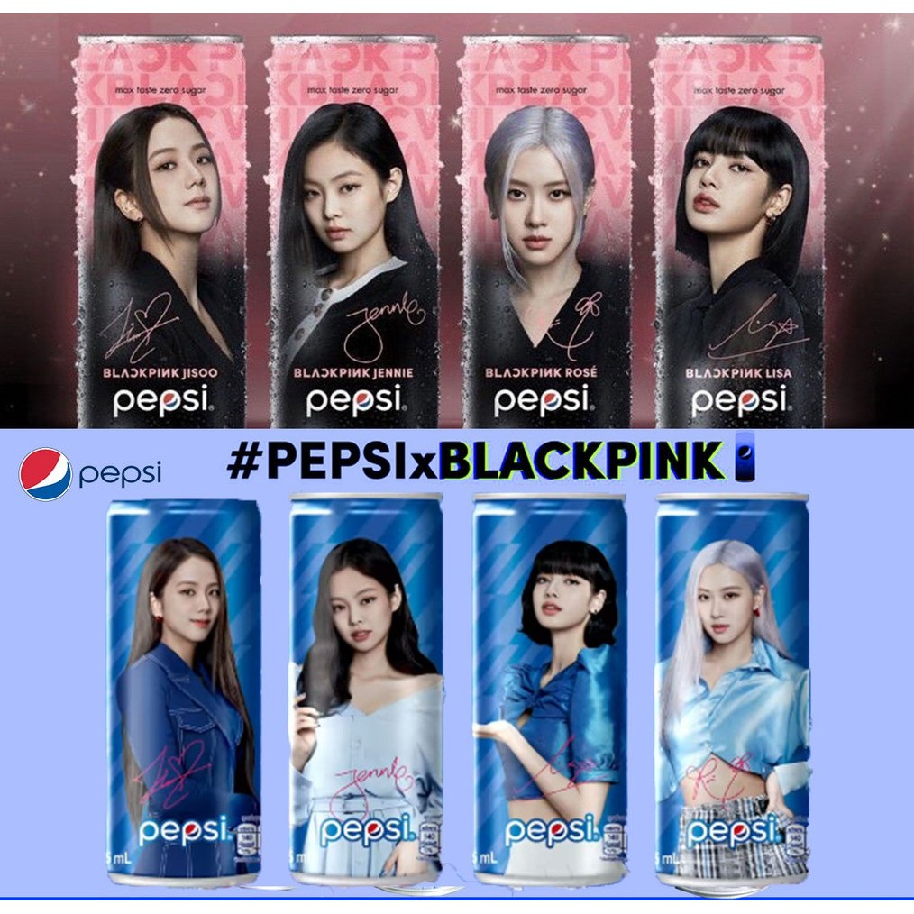  BLACKPINK  x PEPSI Limited Edition from Thailand Shopee  