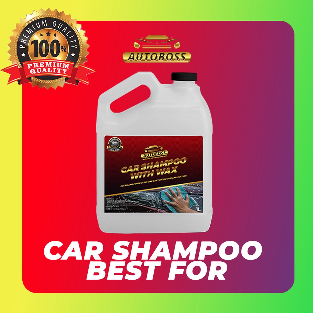 Auto Boss Car Shampoo 1L Car Shampoo Dirt Remover Car Shampoo With Wax Car Soap And Shampoo