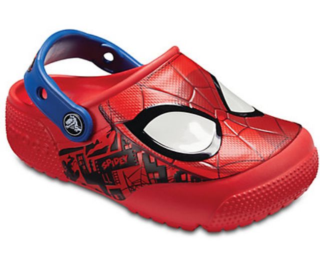 spider man crocs