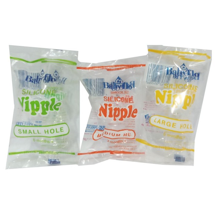 babyflo nipple sizes