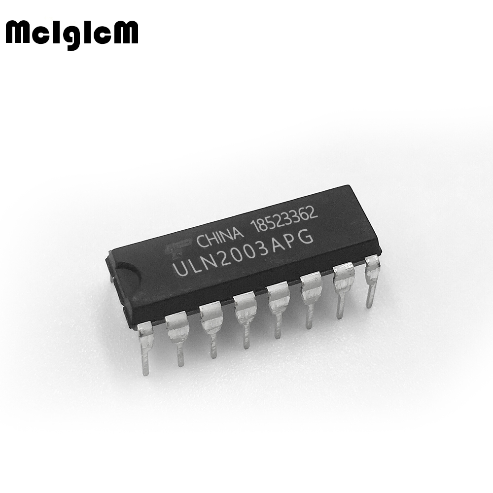 Pack 10 Puces ULN2003A + Supports DIP-16 - Pour Circuits électroniques Et Projets Arduino