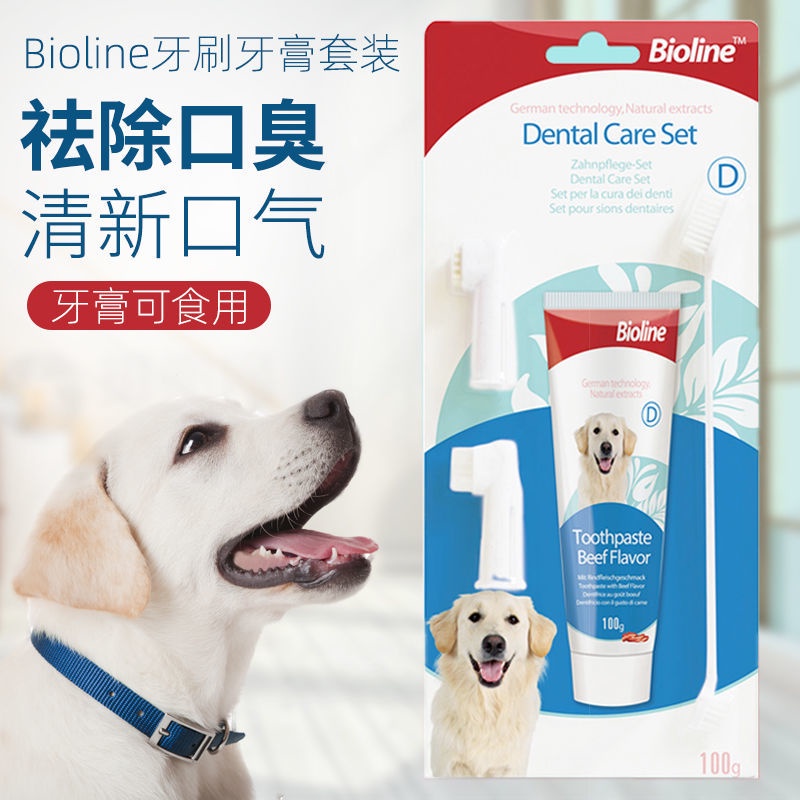 Dog toothpaste pet toothpaste dog toothbrush toothpaste setDog