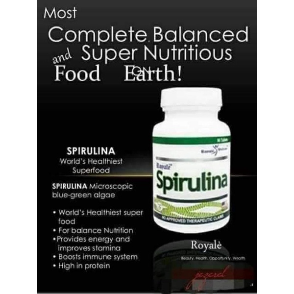 Royale Spirulina Capsule Shopee Philippines