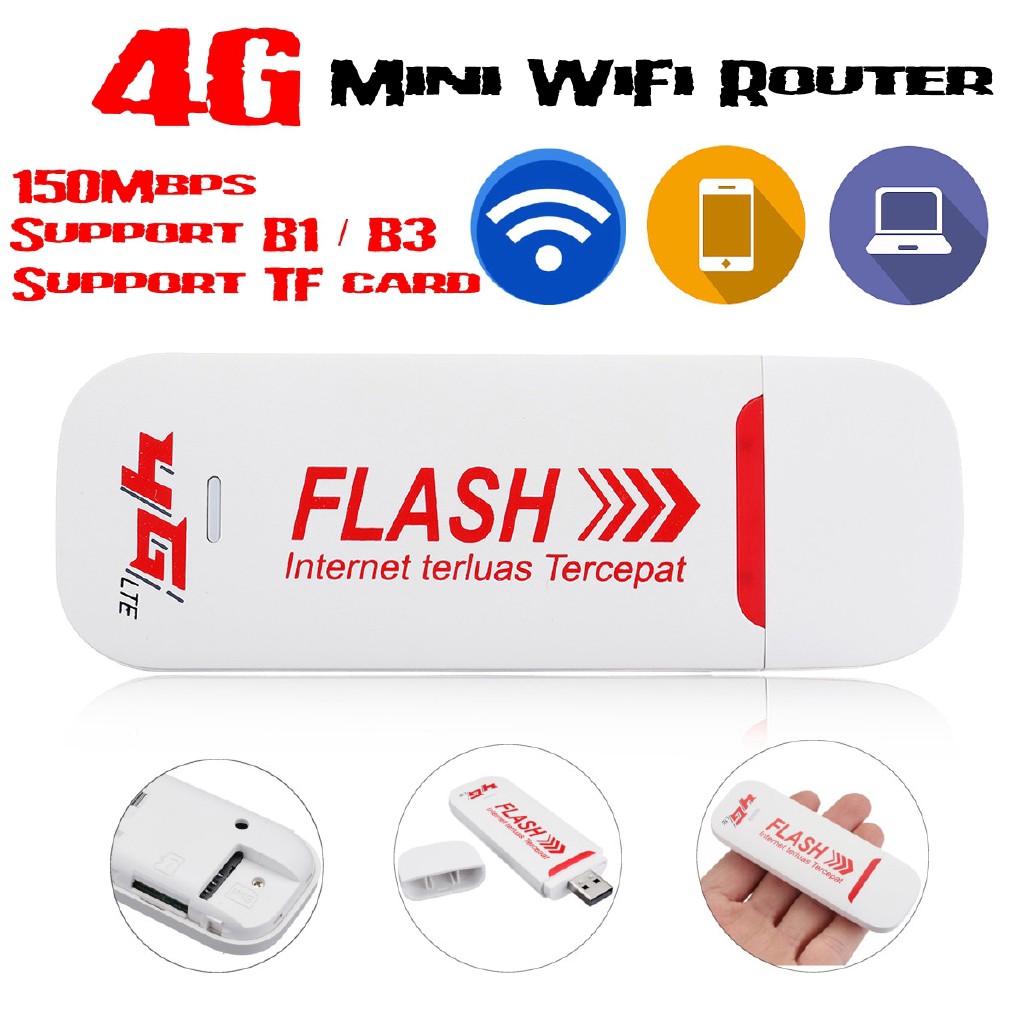 Unlocked 4g Lte Wifi Router Wireless Usb Dongle Mobile Broadband Modem Sim Card Shopee Philippines
