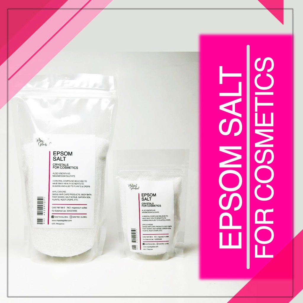 Magnesium Sulfate / Epsom Salt (For EXTERNAL USE ONLY) Shopee Philippines