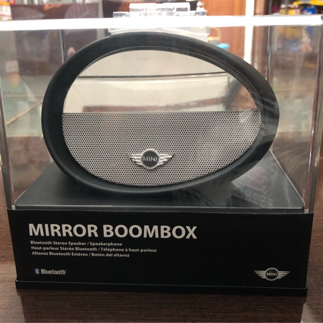 mirror boombox mini cooper