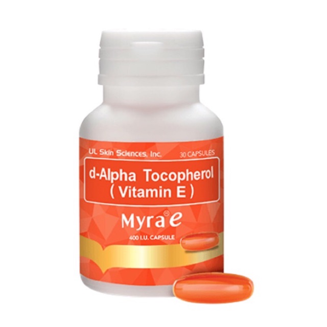 Myra E 400IU capsule ( dAlpha Tocopherol Vitamin E ) 30’s Shopee