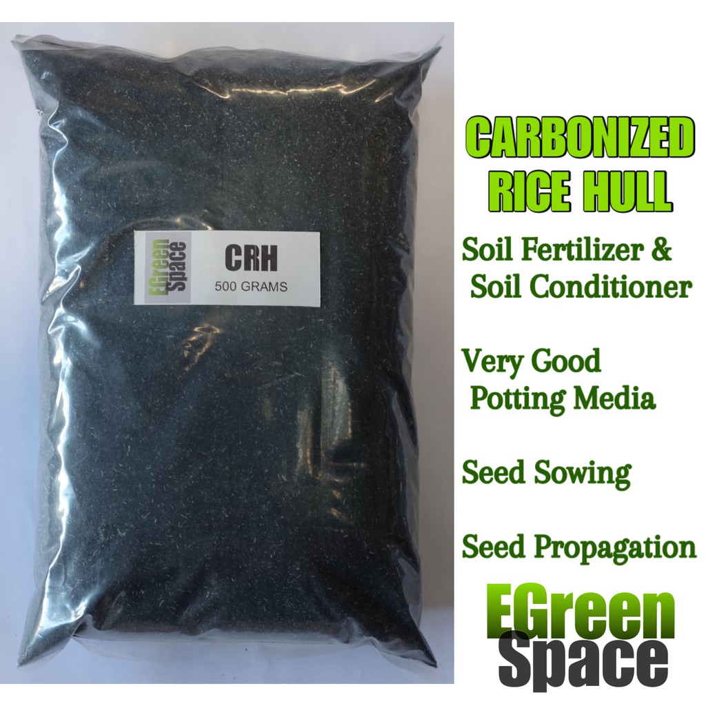 Carbonized Rice Hulls (CRH) / Sunog na ipa - 500g | Shopee Philippines