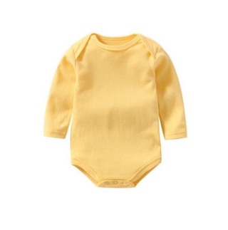 yellow long sleeve onesie