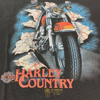 Harley Davidson Harley Country  3D EMBLEM FORT WORTH. TX. ©1989 Vintage #3