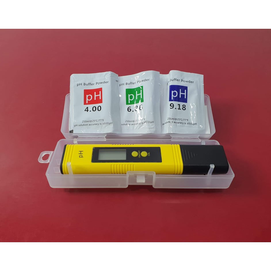 pH Meter with Calibration Solutions High Quality Tester / Ph Meter ...