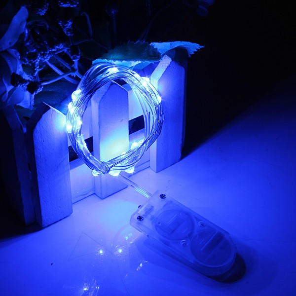 2M 20 LEDS Battery Power Operated LED String Light Waterproof Copper Cable Wire FairyLight CBL20