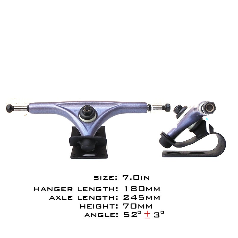 Skateboard Suspension Bridge Longboard Trucks Double Warping Support