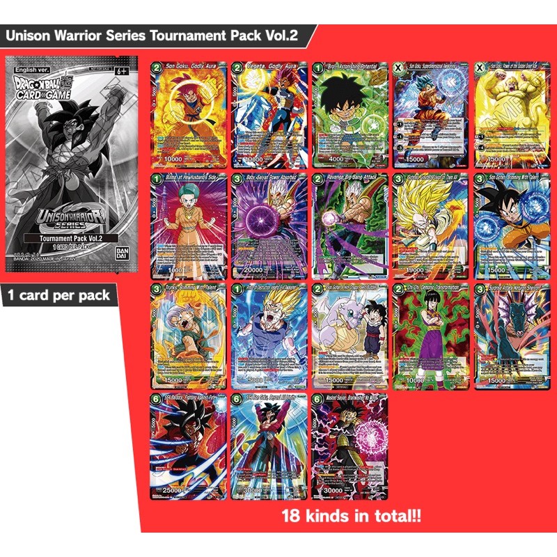 3 SEALED! Dragon Ball Super DBS Unison Warrior Series Tournament Kit Vol 