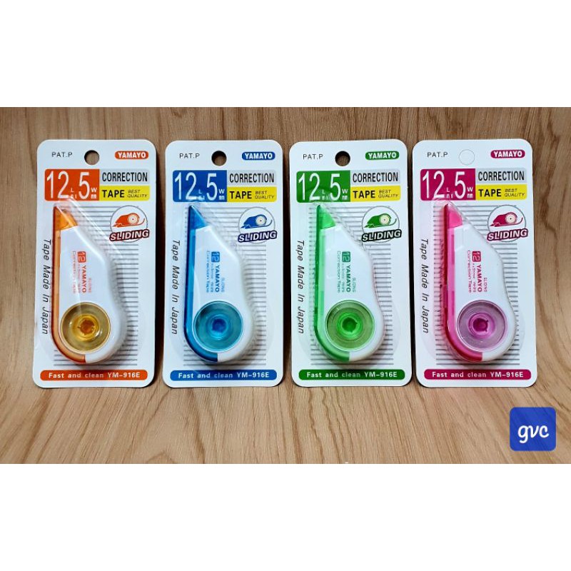 Yamayo Correction Tape YM916 ( 5 mm x 12 meter ) 1 piece. Shopee