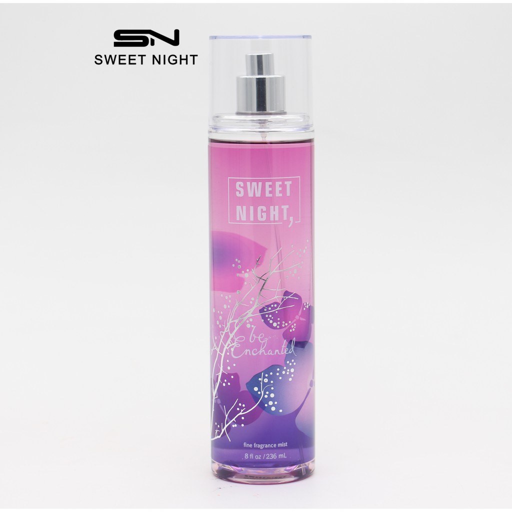 Sweet Night Signature Collection BE ENCHANTED Fine Fragrance Mist 236ML ...