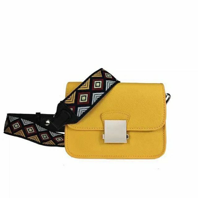 zara yellow sling bag