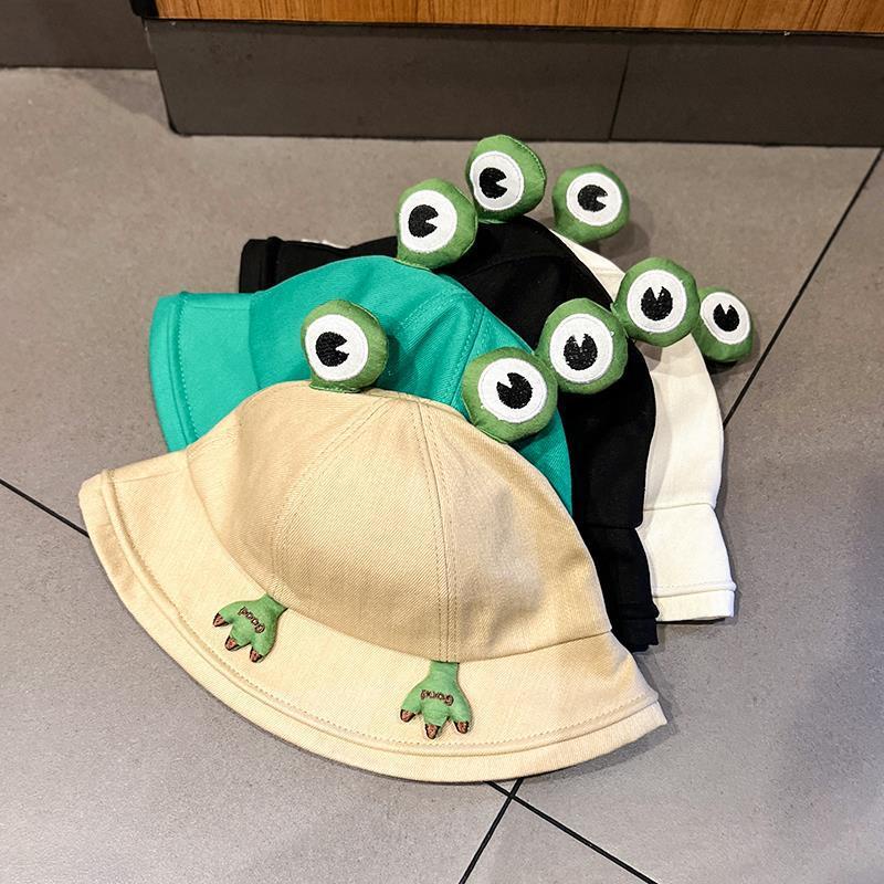 YJJ -- Fisherman hat, basin hat, cute, frog hat, Korean version, all-match Japanese cartoon hat, sun hat, sun hat