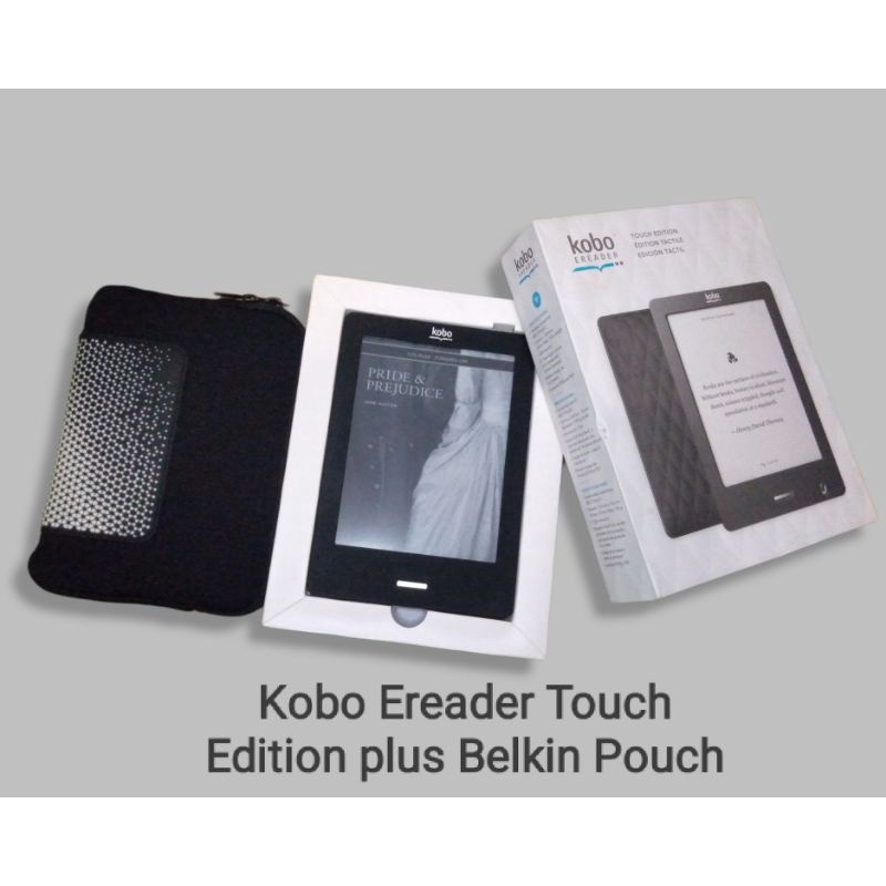 Kobo Ereader Touch Edition with Belkin Pouch Shopee Philippines