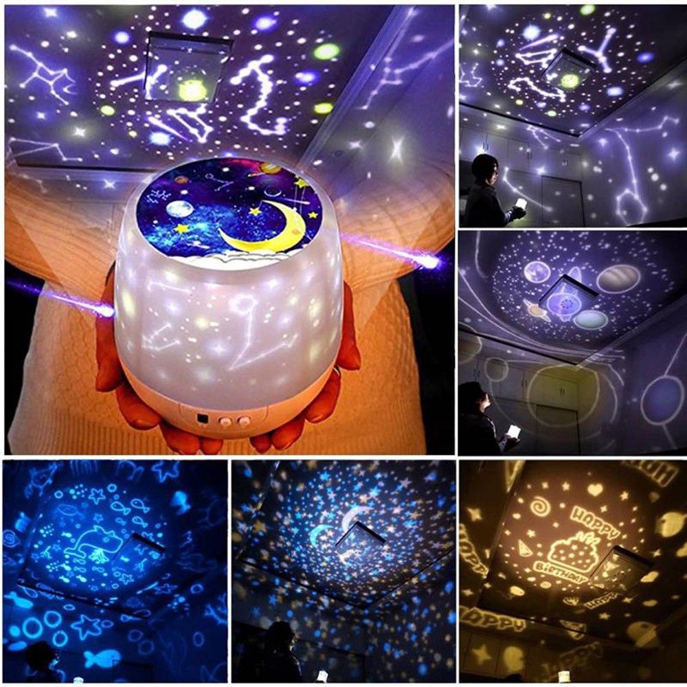 led rotating star projector