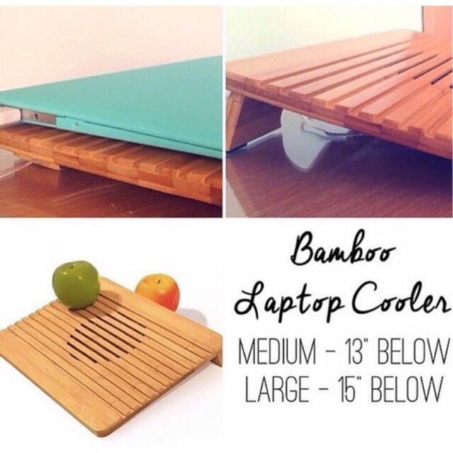 Bamboo Laptop Cooler | Shopee Philippines