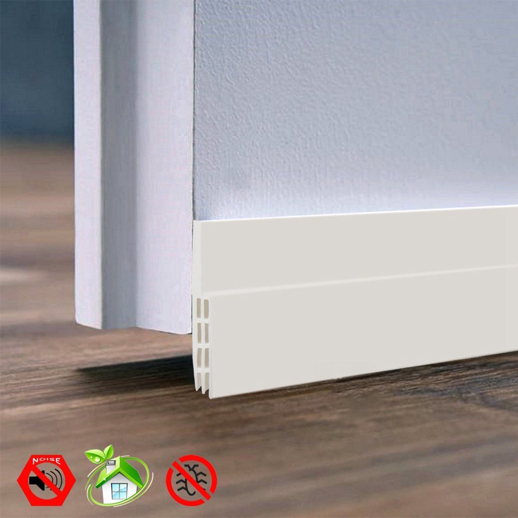 Door Draft Stopper Sweep Weatherproofing Seal Strip Shopee