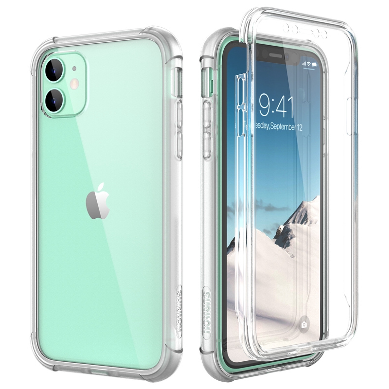 360 Full Protection Screen Protector Shockproof Hard Clear Cover Case Iphone 11 Pro Max Xr Xsmax Transparent Case Shopee Philippines