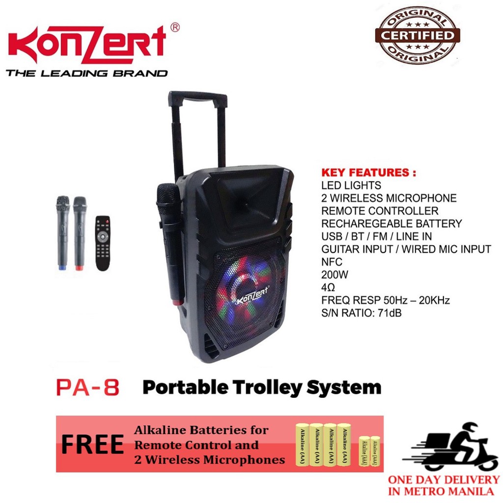 konzert trolley speaker pa 15