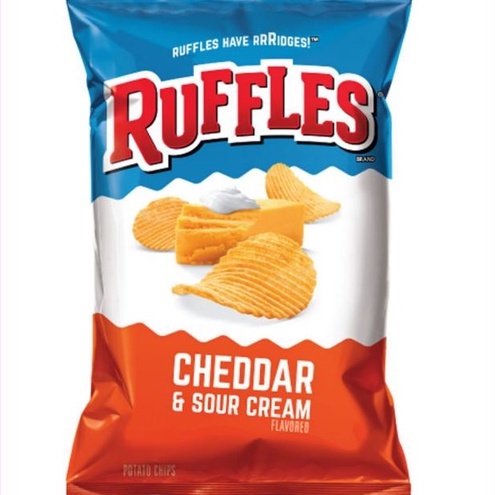 Ruffles Cheddar & Sour Cream 6.5Oz | Shopee Philippines