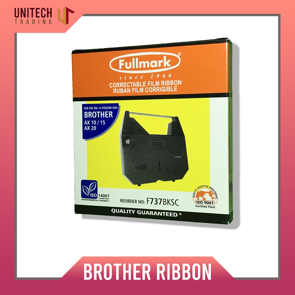 Fullmark F737BKSC Brother Ribbon for electric typewriter compatible