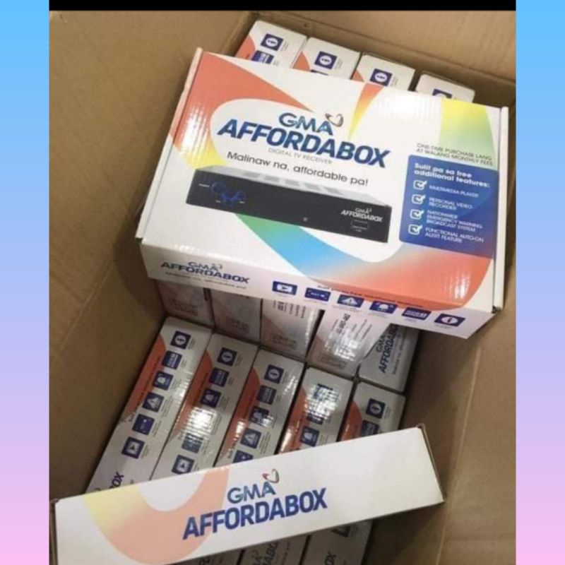 GMA affodabox digital TV box digital affordable Shopee Philippines