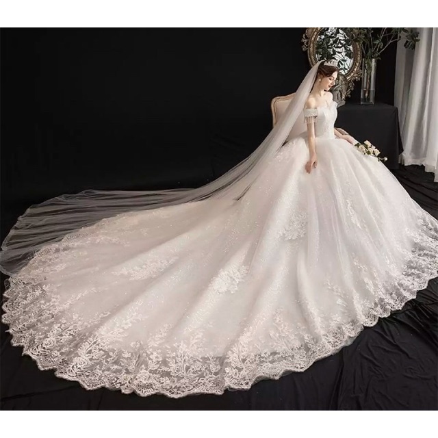 Long Trail Wedding Dresses