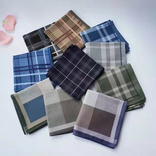 Male Assorted Cotton Handkerchief Panyo Scarf Bandana Cotton Fabric Handkerchief for Men 6/12Pcs