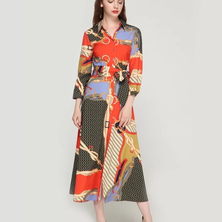 zara printed maxi dress