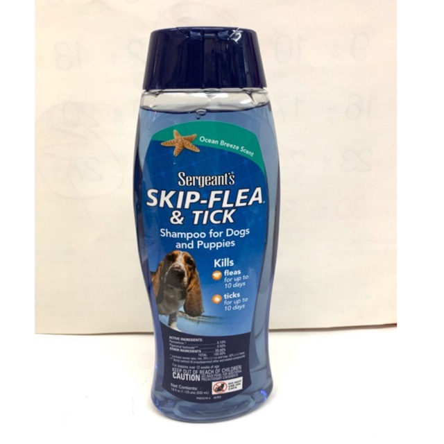 sergeant's skip flea and tick shampoo reviews
