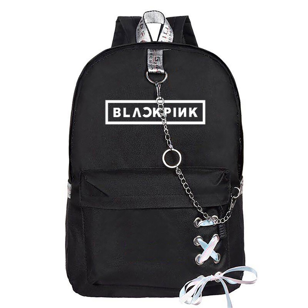 black pink back pack