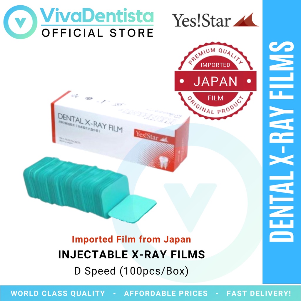 YES STAR Dspeed Dental XRay Film Bright Room (100pcs) Yes!Star
