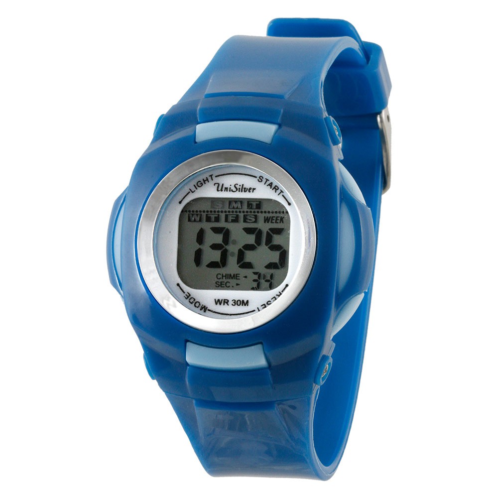 UniSilver TIME Champster Kid's Blue Digital Rubber Watch KW2204-2019 ...