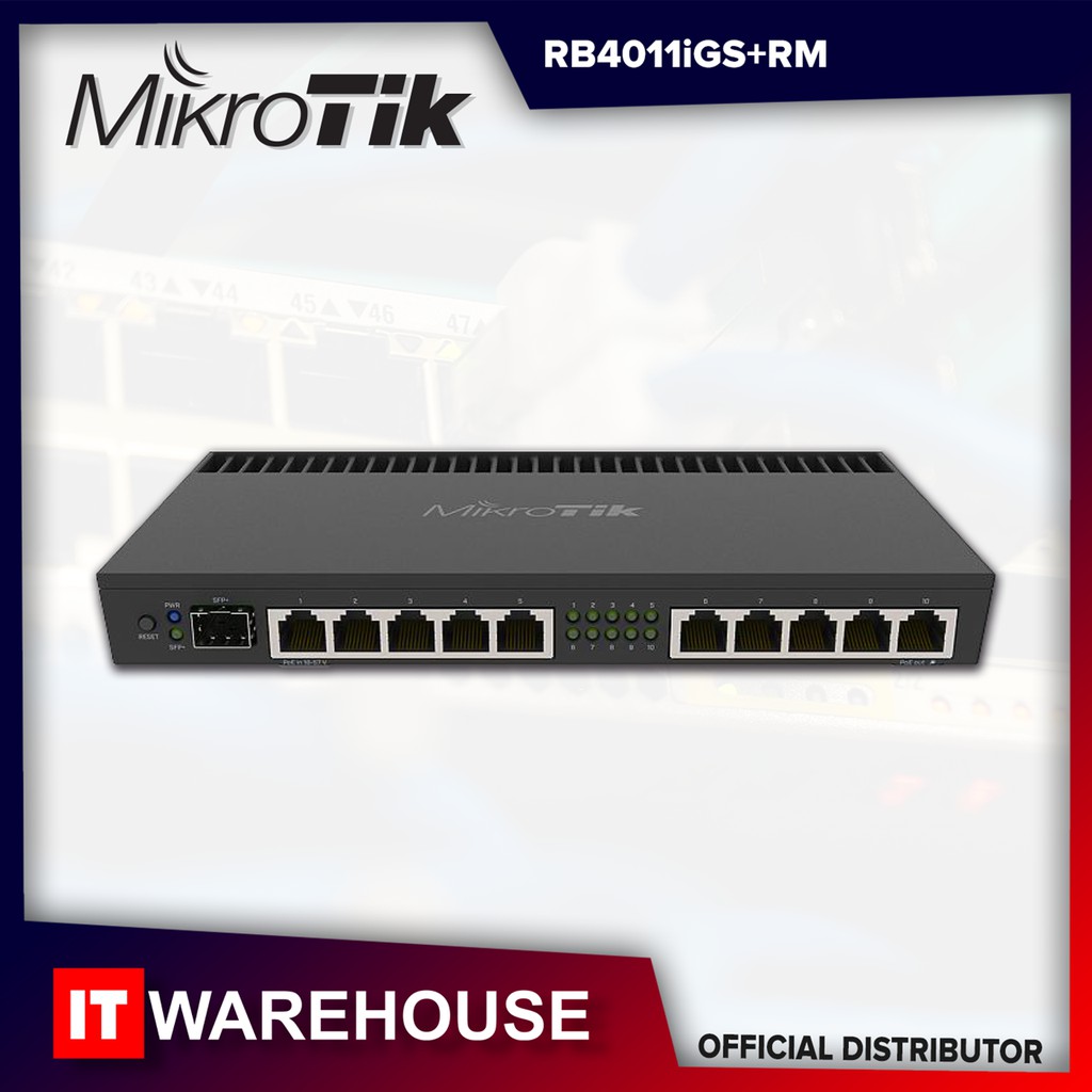 Mikrotik Rb4011 10 Port Gigabit And Sfp Management Rackmount Router ...