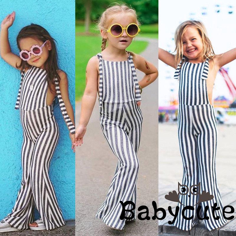 baby bell bottom overalls