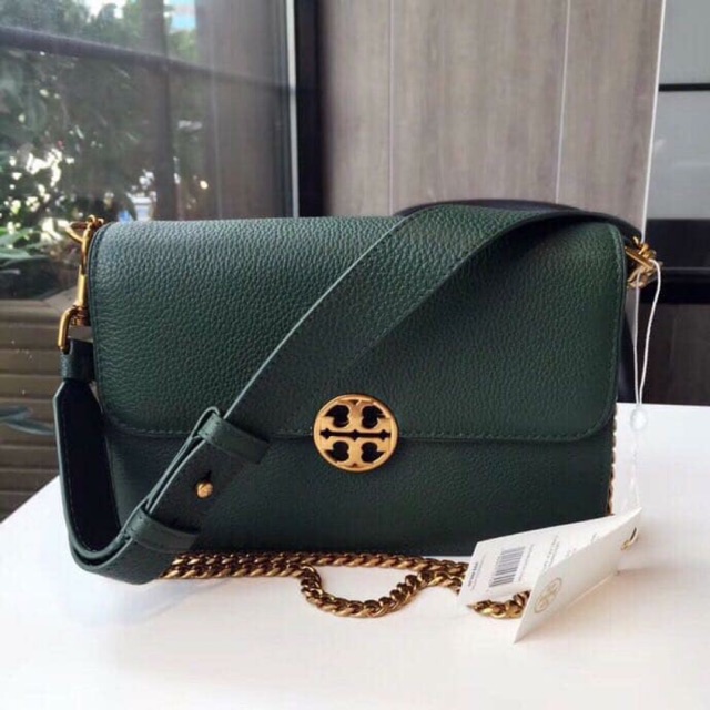 tory burch chelsea leather convertible shoulder bag