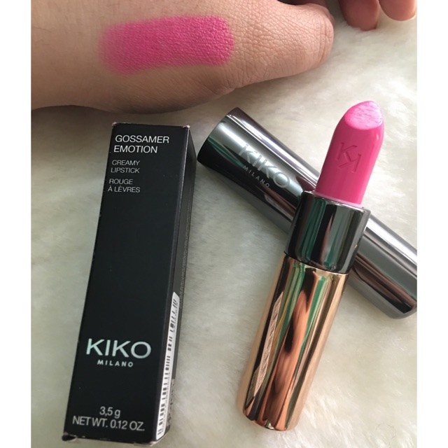 Kiko Milano Gossamer Emotion Creamy Lipstick Swatches | Makeupview.co