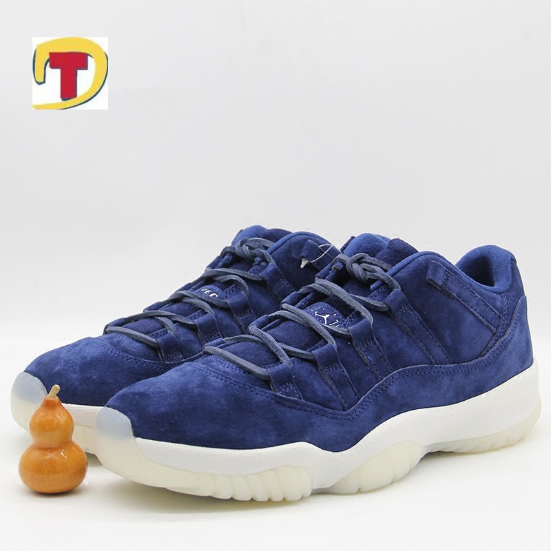 jordan 11 low blue suede