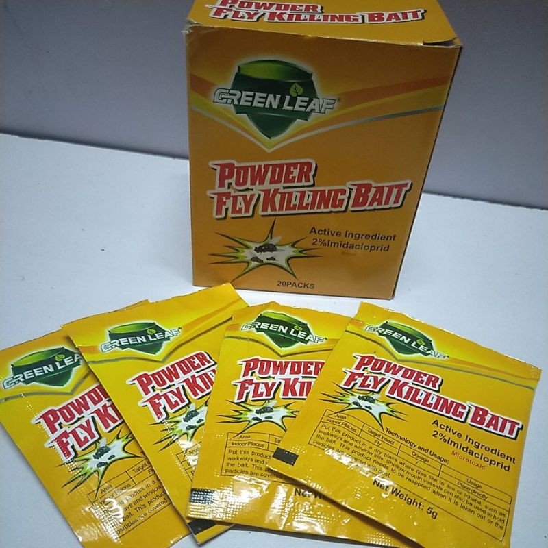 Green Leaf Powder FLY Killing Bait (1pc) Shopee Philippines